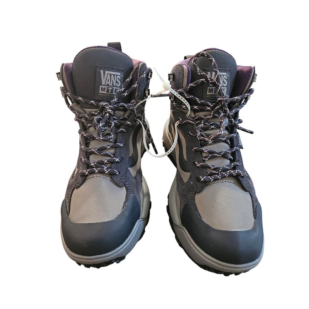 Vans Gray and Black High-Top Athletic Boots